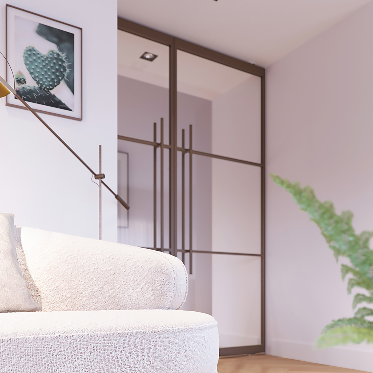 Skantrae SlimSeries Alu - Dubbele Metalen Taatsdeur Brons